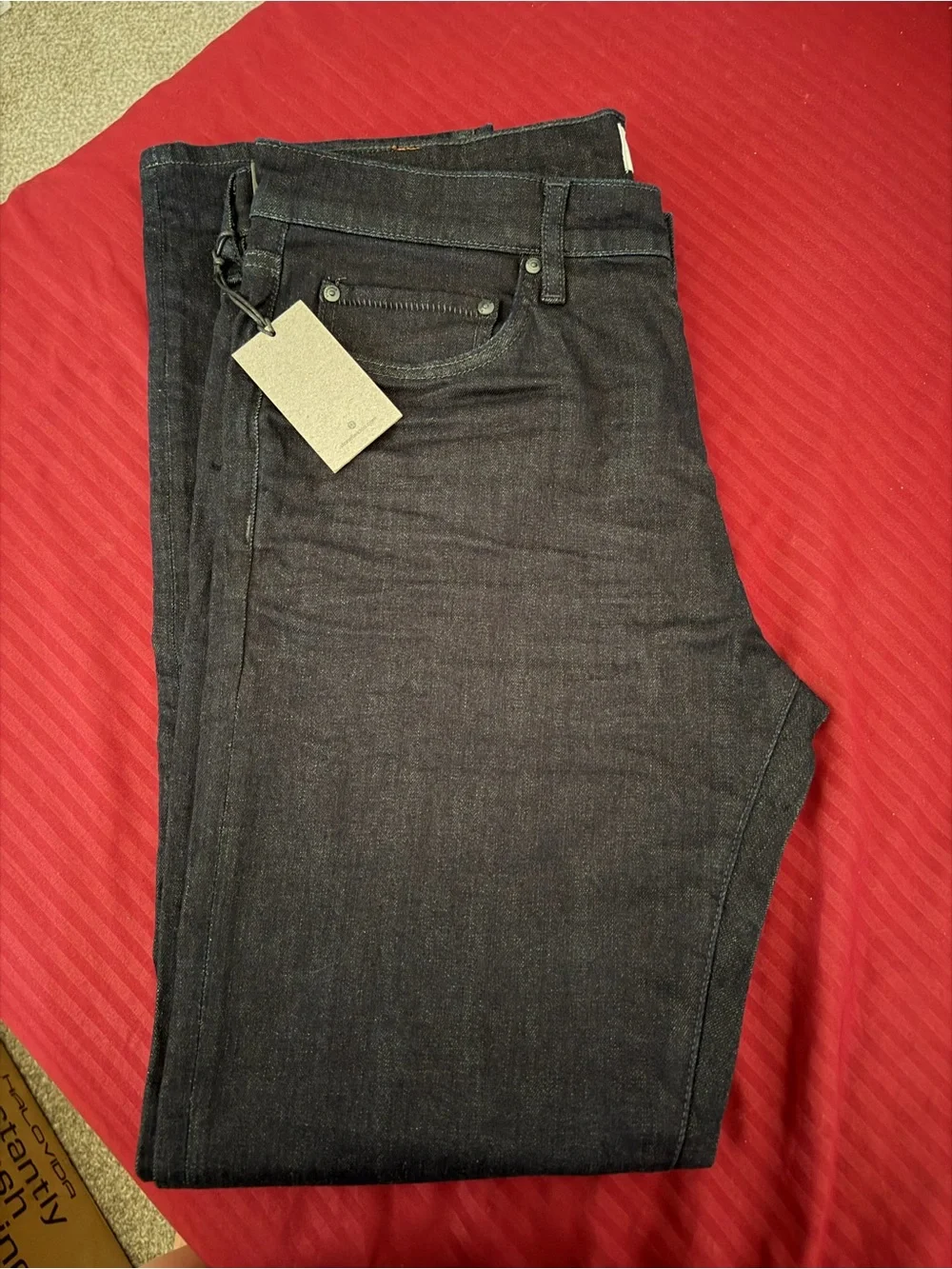 Men's Dark Indigo Straight Fit Jeans